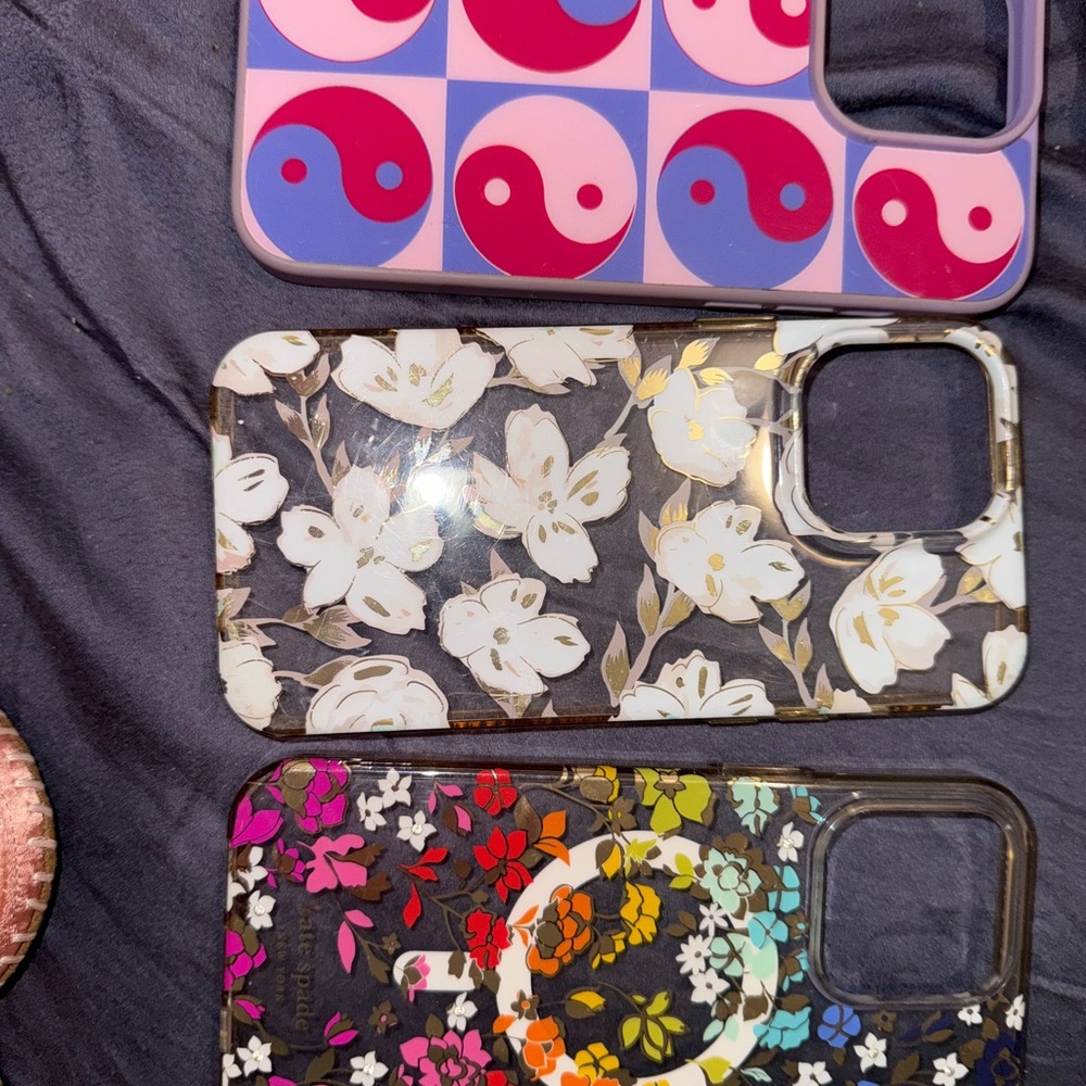 kate spade Pink and Purple Phone Cases